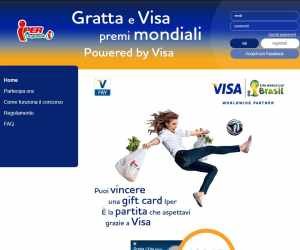 Da Iper, La grande I, Gratta e Visa premi mondiali