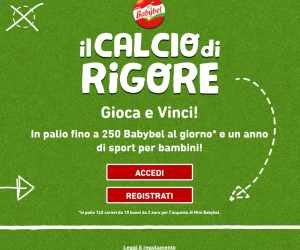 Il calcio di rigore Babybel
