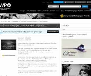 Sony World Photography Awards 2015