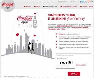 Entra nel Coca-Cola light CLUB e vinci