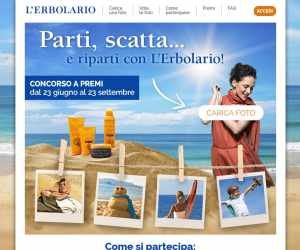 PARTI, SCATTA... E RIPARTI CON L’ERBOLARIO!