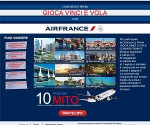 Gioca, Vinci e Vola con AIR FRANCE/KLM