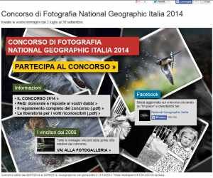 NATIONAL GEOGRAPHIC ITALIA CONCORSO DI FOTOGRAFIA 2014