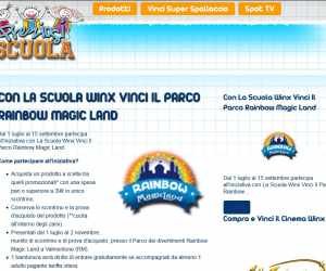CON LA SCUOLA WINX VINCI IL PARCO RAINBOW MAGIC LAND