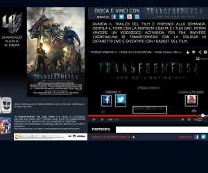 TRANSFORMERS 4: L’ERA DELL’ESTINZIONE – WEB