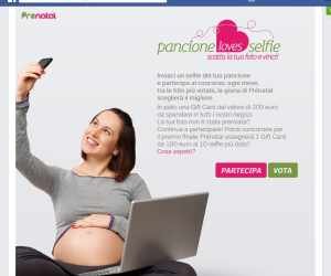 Pancione Loves Selfie - scatta la tua foto e vinci