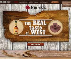 FOUR ROSES – THE REAL TASTE OF WEST