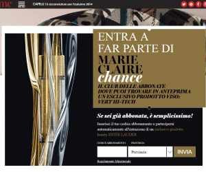 MARIE CLAIRE CHANCE. ABBONATI E VINCI E. LAUDER