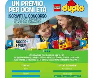 CONCORSO LEGO DUPLO UN PREMIO PER OGNI ETA'