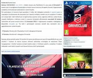 VINCI CON PLAYSTATION 4 E DRIVECLUB