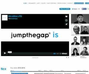Jump the gap. Roca International Design Contest