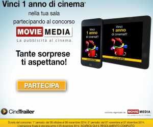 MOVIEMEDIA TI REGALA UN ANNO DI CINEMA