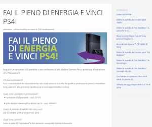 FAI IL PIENO DI ENERGIA E VINCI PS4!