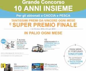 GRANDE CONCORSO 10 ANNI INSIEME