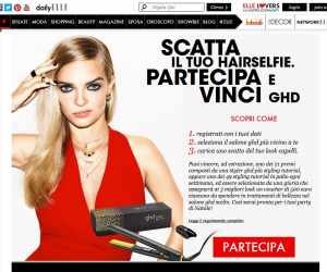 SCATTA IL TUO HAIRSELFIE. PARTECIPA E VINCI GHD