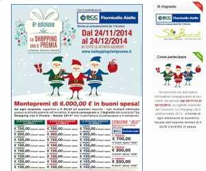 LO SHOPPING CHE TI PREMIA - NATALE 2014