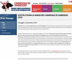 SCATTA/FILMA E RACCONTA LA MAGIA DEL CARNEVALE DI VIAREGGIO