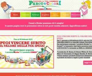 Con CONAD e KINDER puoi vincere IL CARRELLO DELLA SPESA