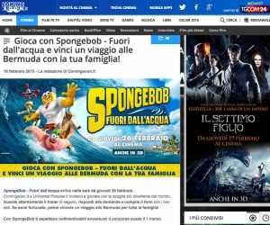 GIOCA CON SPONGEBOB – FUORI DALL’ACQUA E VINCI UN VIAGGIO ALLE BERMUDA CON LA TUA FAMIGLIA