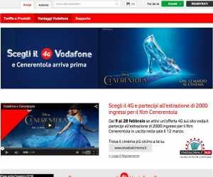 CENERENTOLA CON VODAFONE