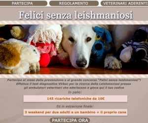 FELICI SENZA LEISHMANIOSI