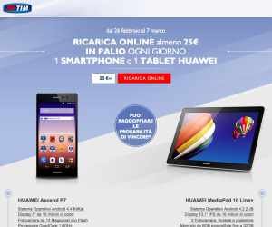 RICARICA ONLINE E VINCI HUAWEI