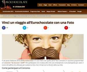 Vinci un Viaggio all'Eurochocolate con una Foto