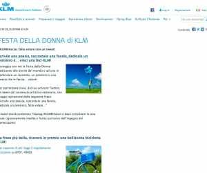 KLM FESTA DELLA DONNA