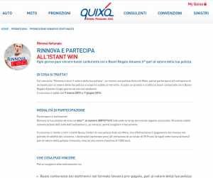 RINNOVA E VINCI IL VALORE DELLA TUA POLIZZA