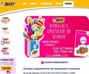 Bic ti regala un’estate di sconti