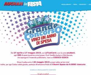 GRANDE CONCORSO - VINCI UN ANNO DI SPESA