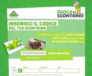 GIOCA LO SCONTRINO APRILE 2015