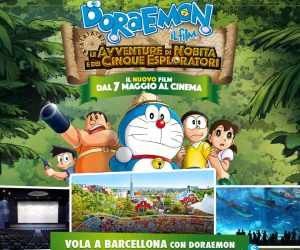 VOLA A BARCELLONA CON DORAEMON