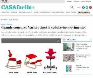 Vinci Varier, la seduta in movimento