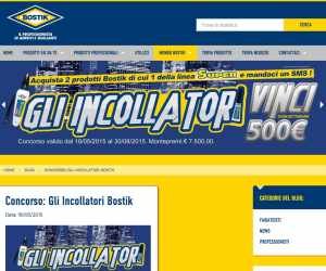 GLI INCOLLATORI BOSTIK
