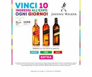 VINCI L’EXPO CON JOHNNIE WALKER