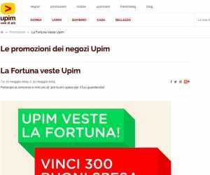 LA FORTUNA VESTE UPIM