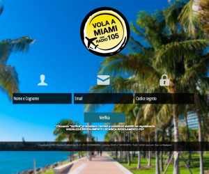 Vola a Miami con Radio 105