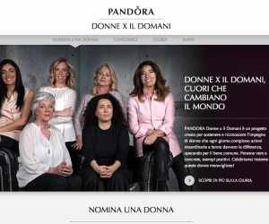 PANDORA® CONCORSO DONNE X IL DOMANI