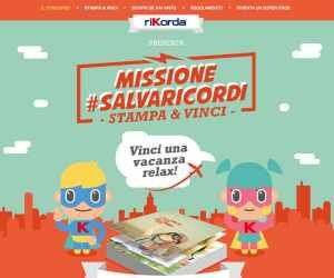 SALVA I TUOI RICORDI E VINCI