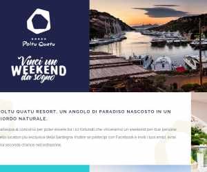 Vinci un weekend da sogno a Poltu Quatu