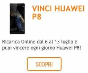 Ricarica Online e Vinci Huawei P8!