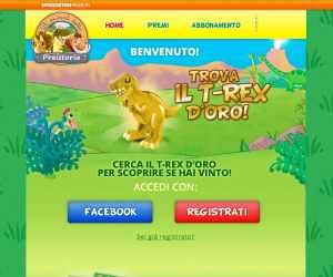 TROVA IL T-REX D’ORO
