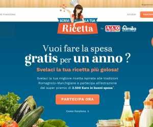 SCRIVI LA TUA RICETTA 2015 – VINCI UN ANNO DI SPESA