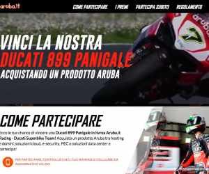 Vinci una Ducati 899 con Aruba.it