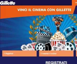 CON GILLETTE VINCI IL GRANDE CINEMA