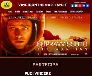 Vinci la Giordania con The Martian e UCI Cinemas