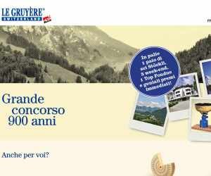 Concorso Gruyère AOP 900 anni