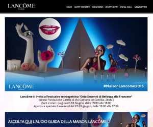 CONCORSO DELLA FELICITA' OTTOBRE LANCOME