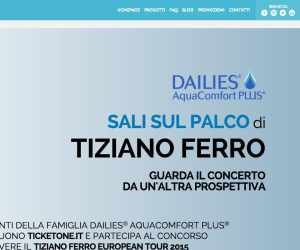 SALI SUL PALCO DI TIZIANO FERRO CON DAILIES